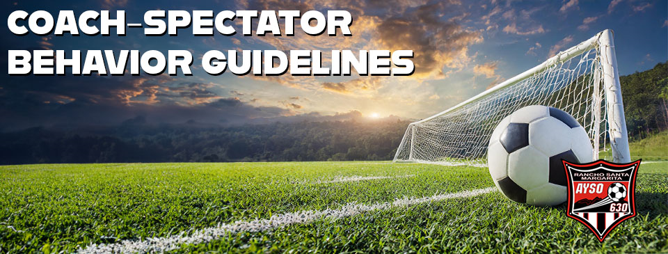 COACH-SPECTATOR BEHAVIOR GUIDELINES